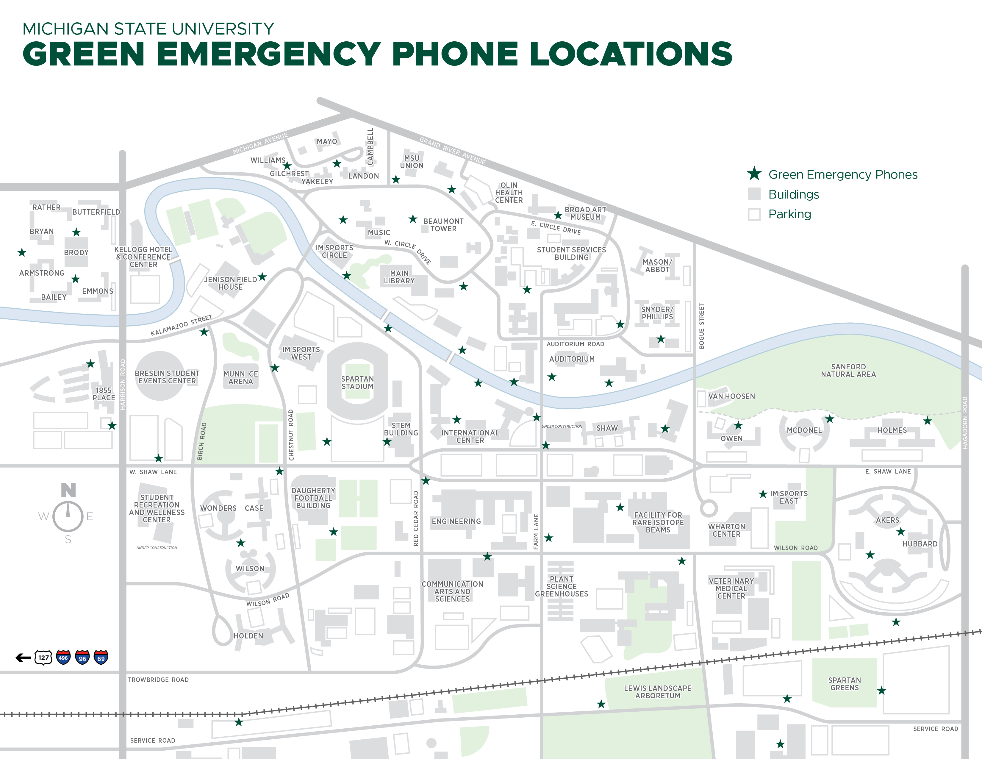 Green Phone Emergency Map 