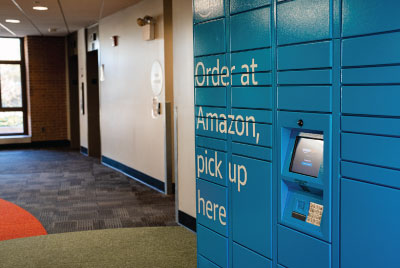 Amazon Locker in Holden Lobby