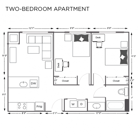 Apartments And Townhouses At 1855 Place Live On Michigan State 