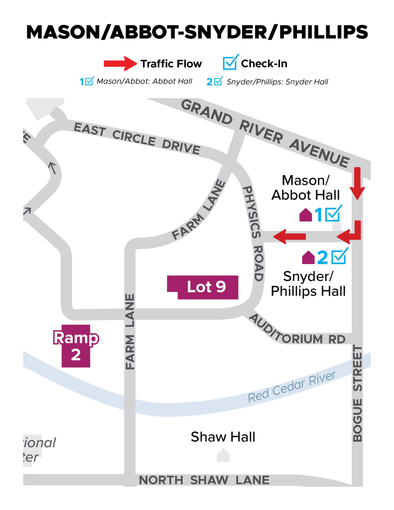 Mason/Abbot Snyder/Phillips Move-In Map